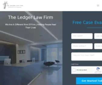 Ledgerlaw.com(Top Personal Injury Attorneys and Car Accident Lawyers Near Me) Screenshot