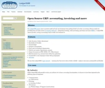 Ledgersmb.org(Open Source ERP) Screenshot