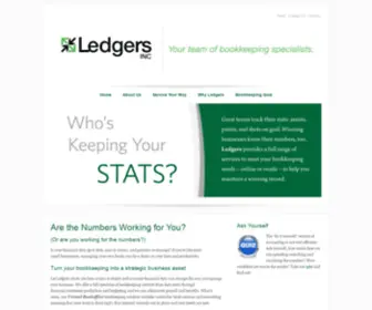 Ledgersteam.com(Your team of bookkeeping specialists) Screenshot