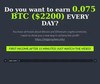 Ledgersystem.info(Earn $2200 and more per day) Screenshot