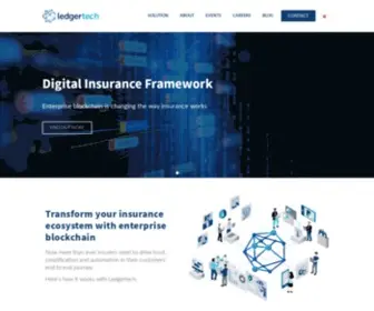 Ledgertech.com(Digital Insurance Framework) Screenshot