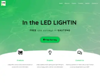 Ledgi.co.za(LED Lighting Solutions) Screenshot