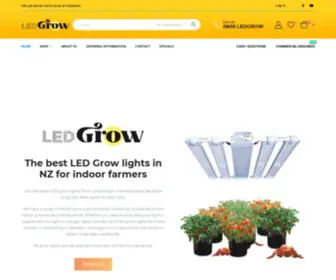 Ledgrow.co.nz(LED grow lights in NZ with Free Shipping) Screenshot