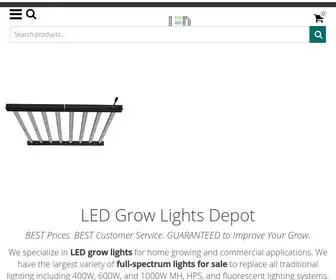 Ledgrowlightsdepot.com(LED Grow Lights Depot) Screenshot