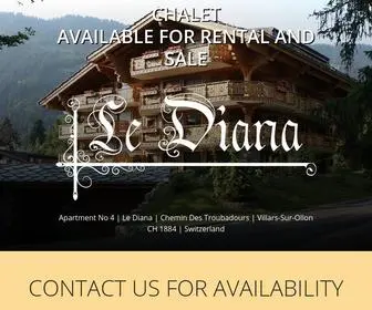 Ledianavillars.com(Le Diana Villars) Screenshot
