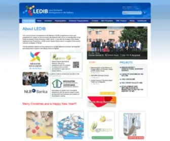 Ledib.org(The Local Economic Development in the Balkans (LEDIB)) Screenshot