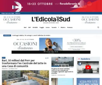 Ledicoladelsud.it(Quotidiano cartaceo e digitale di puglia e basilicata) Screenshot