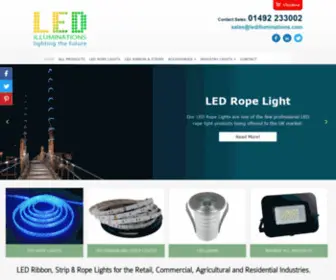 Ledilluminations.co.uk(LED Rope) Screenshot