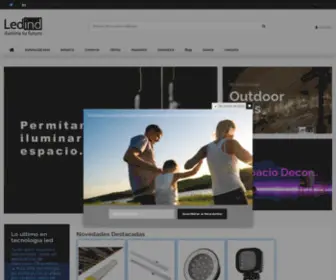 Ledind.es(Fabricantes de iluminación LED Barcelona) Screenshot