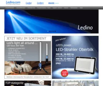 Ledino.com(The energy saving company) Screenshot