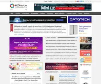 Ledinside.com(A leading platform for LED) Screenshot