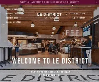 Ledistrict.com(Le District) Screenshot