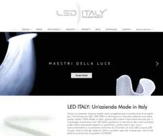 Leditaly.com(Progettazione e Produzione strip LED) Screenshot