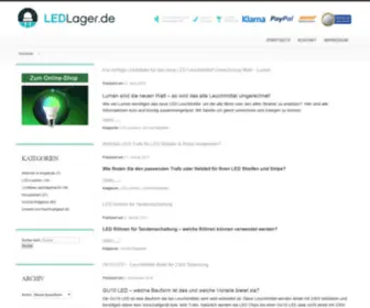 Ledlager-Blog.de(LEDLager) Screenshot