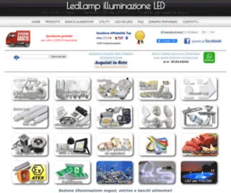 Ledlamp.it(Pagina principale del sito ledlamp led) Screenshot