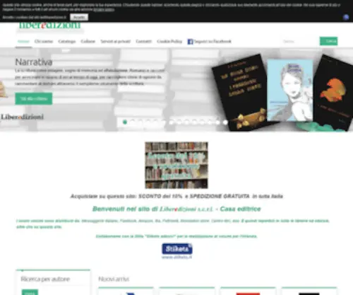 Ledliberedizioni.it(Ledliberedizioni casa editrice) Screenshot