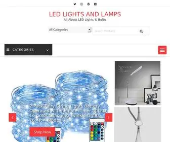 Ledlightsandlamps.website(LED LIGHTS AND LAMPS) Screenshot