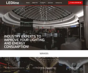 Ledline.co.za(Improve Your Lighting and Energy Consumption) Screenshot