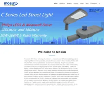 Ledmosun.com(Outdoor led flood light & Led Street Light & Led Sports Light Manufacturer) Screenshot