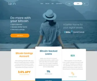 Ledn.io(Canada's Bitcoin) Screenshot