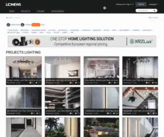 Lednews.ru(PROJECTS LIGHTING) Screenshot