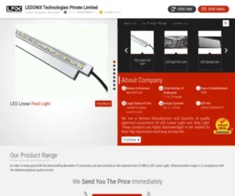Ledonixindia.com(LEDONIX Technologies Private Limited) Screenshot