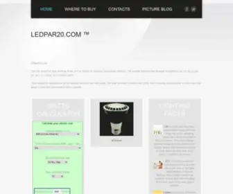 Ledpar20.com(™) Screenshot