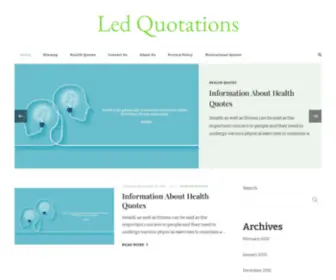 Ledquotations.com(Led Quotations) Screenshot