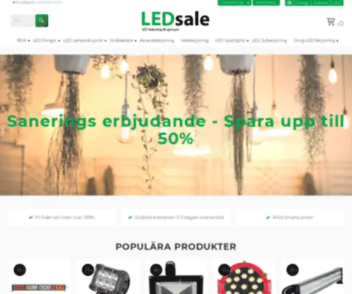 Ledsale.se(Webbplatsen hittades inte) Screenshot