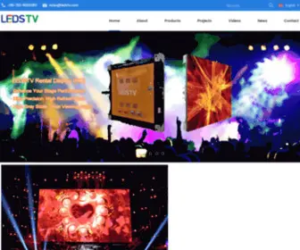 Ledstv.com(LED flexible curtain) Screenshot