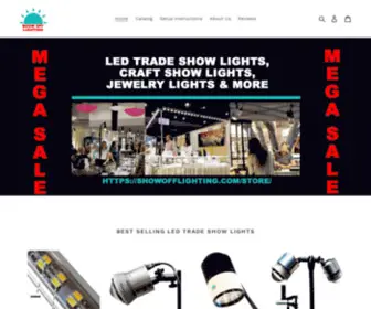 Ledtradeshowlights.net(Show Off Lighting Inc) Screenshot