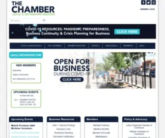 Leduc-Chamber.com(Leduc and Wetaskiwin Regional Chamber of Commerce) Screenshot