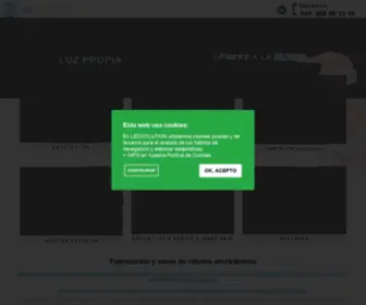 Ledvolution.com(Fabricante de Rotulos LED y Pantallas LED para Publicidad) Screenshot