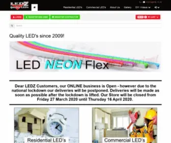 Ledz.co.za(Best Prices for Quality LED's) Screenshot