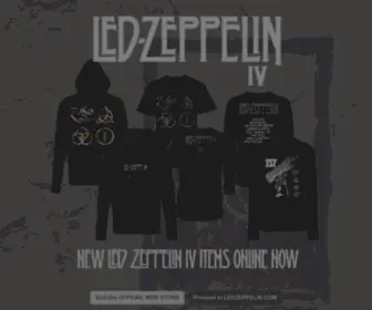 Ledzeppelin.com(Led Zeppelin) Screenshot