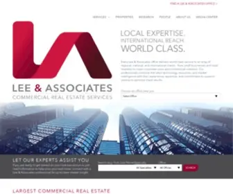 Lee-Associates.com(Lee & Associates Commercial Real Estate Services) Screenshot