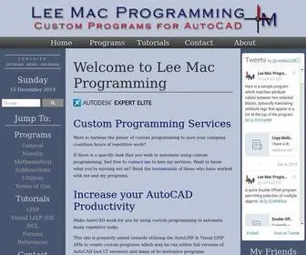 Lee-Mac.com(Lee Mac Programming) Screenshot