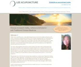 Leeacupuncture.biz(Linda Ming Lee Acupuncture) Screenshot