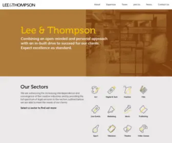 Leeandthompson.com(Lee & Thompson) Screenshot