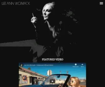 Leeannwomack.com(Lee Ann Womack) Screenshot