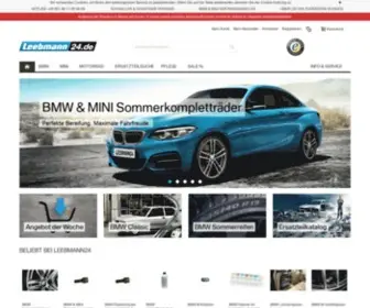 Leebmann24.de(BMW Online Shop) Screenshot