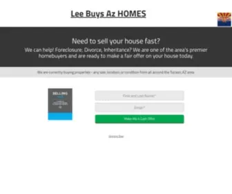 Leebuysazhomes.com(Lee Buys AZ Homes) Screenshot