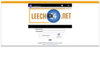 Leech24.com(Leech24 short link) Screenshot