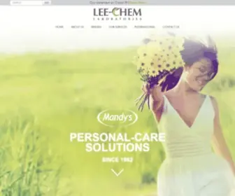 Leechem.co.za(Lee-Chem Laboratories) Screenshot