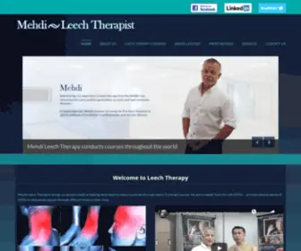Leechestherapy.com(Leeches, training online, inspirational DVDs) Screenshot