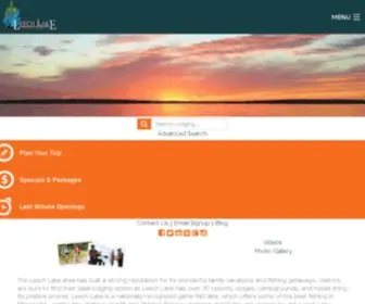 Leechlake.org(Leech Lake) Screenshot