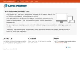 Leechsoftware.com(Leech Software) Screenshot