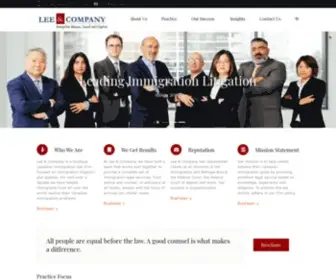 Leecompany.ca(Lee & Company) Screenshot