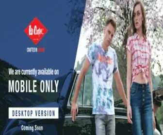 Leecooper.in(Lee Cooper) Screenshot