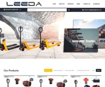 Leeda-Pallettruck.com(Mini hand pallet truck) Screenshot